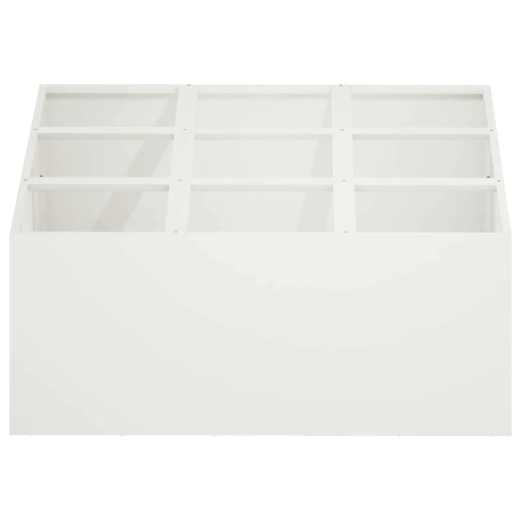 Vaso da giardino Bianco 100 x 100 x 40 cm 8005751