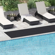 Tappeto per pavimento Nero 1 x 5 m Gomma 42046725