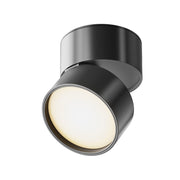 Maytoni Plafoniera moderna Onda 1 luce LED integrato nero metallo