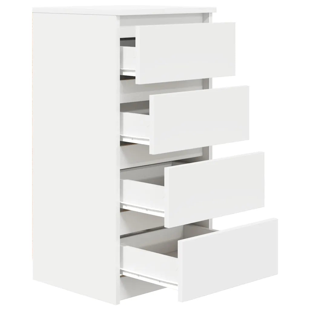Credenza Bianca 37,5x35x76 cm in Legno Multistrato 861751