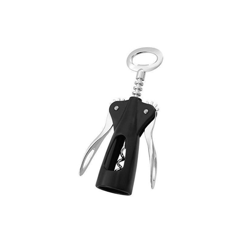 Apribottiglie in acciaio cromato nero