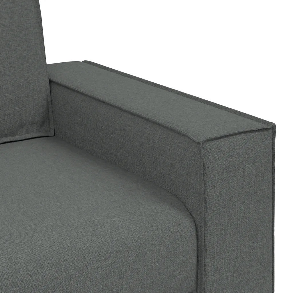 Divano a 2 Posti-Sofa 2 Posti Grigio scuro 120 cm in tessuto 789835