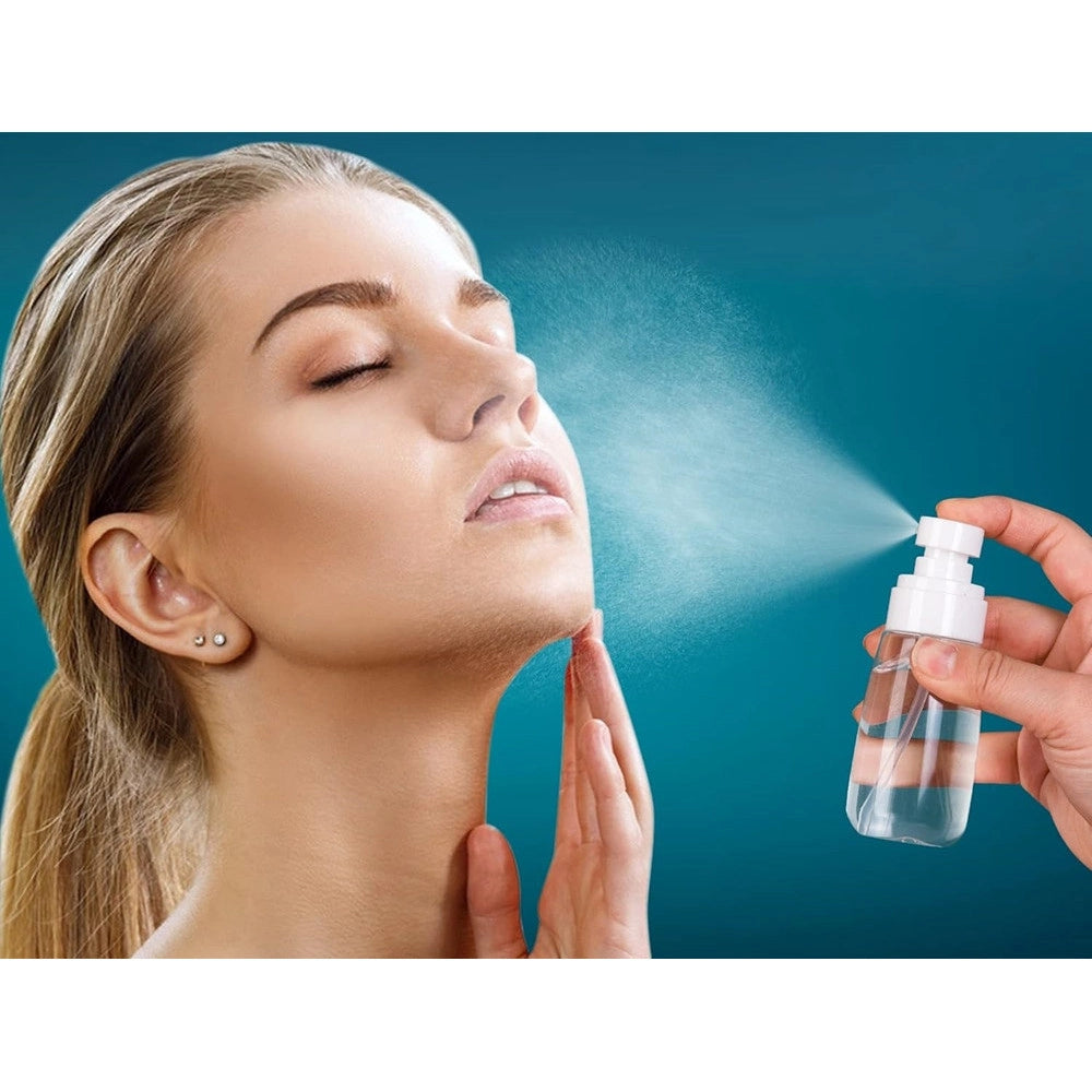 Trade Shop - Set 2pz Bottiglia Spray Da Viaggio Vuota Boccetta Trasparente Profumo 80ml 79400 -