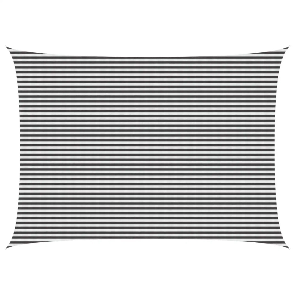 Telo Ombra Antracite e Bianco 5 x 6 m HDPE 42032779