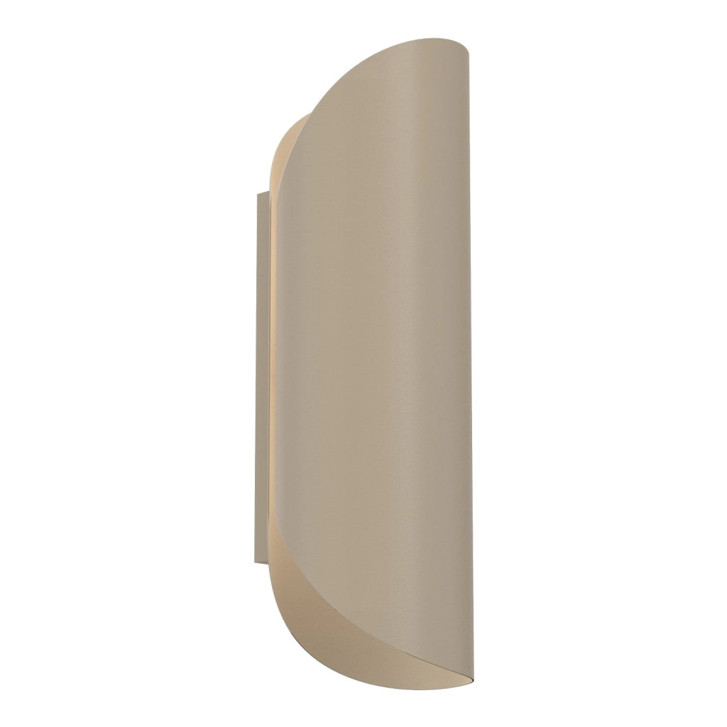 Applique Barbos 2xG9 beige acciaio Luminex 40 cm
