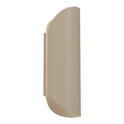 Applique Barbos 2xG9 beige acciaio Luminex 40 cm