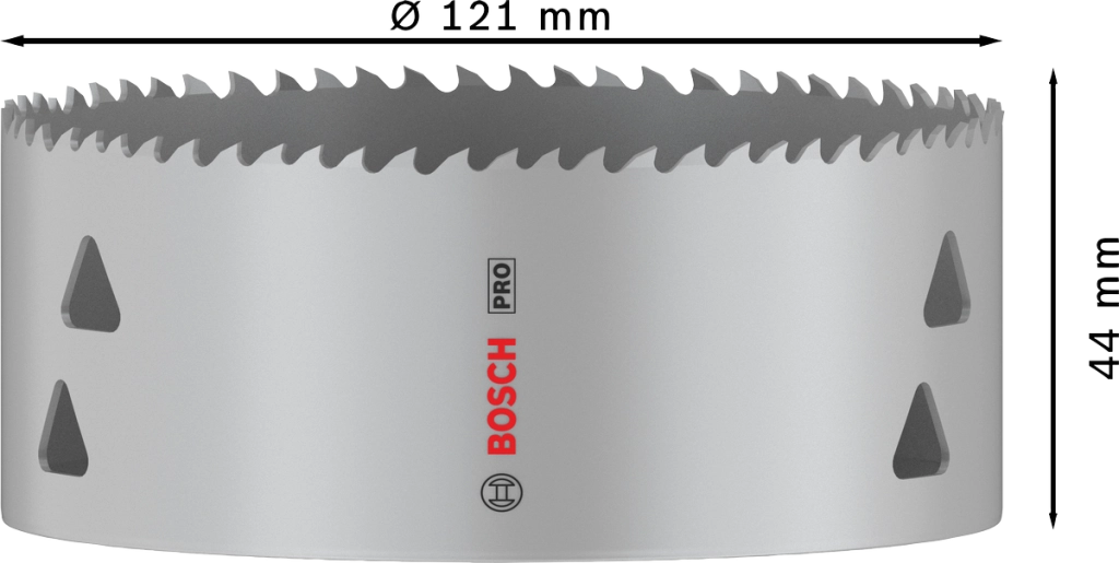 SEGA A TAZZA MULTIMATERIALE BOSCH PRO diametro 121 mm 2608901539