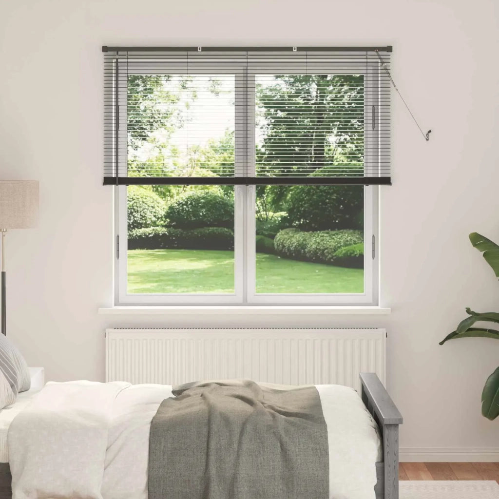 Tenda Veneziana Grigio Argento 150 x 130 cm PVC 42003689