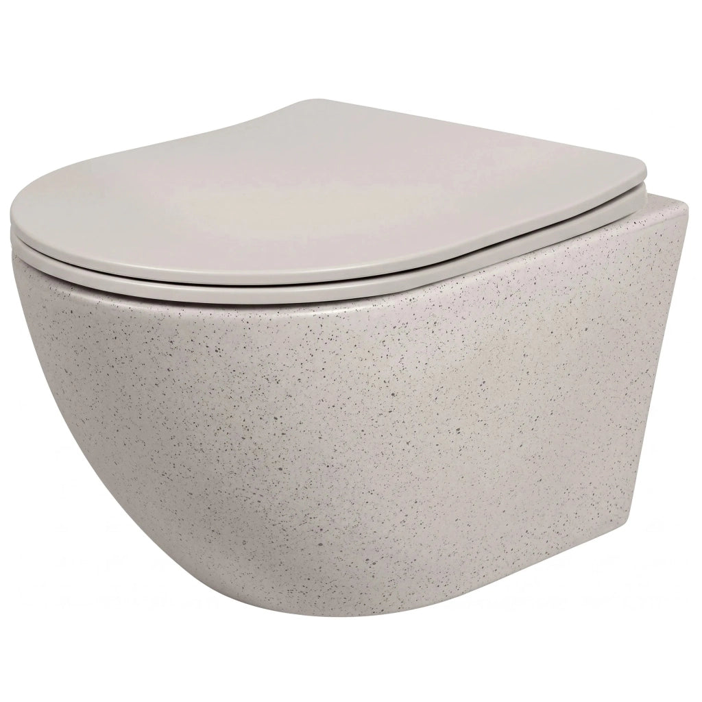 Vaso Wc Sospeso Rea Carlo Mini Tornado Greige