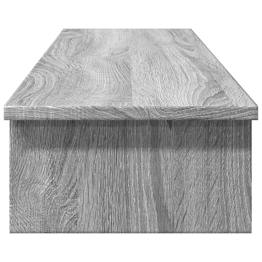 Supporto per Monitor Grigio Sonoma 100x27x15 cm in Truciolato 854711
