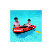 Trade Shop - Canotto Battello Gonfiabile Hydroforce Colore Rosso 153 X 97 Cm Con 2 Remi -
