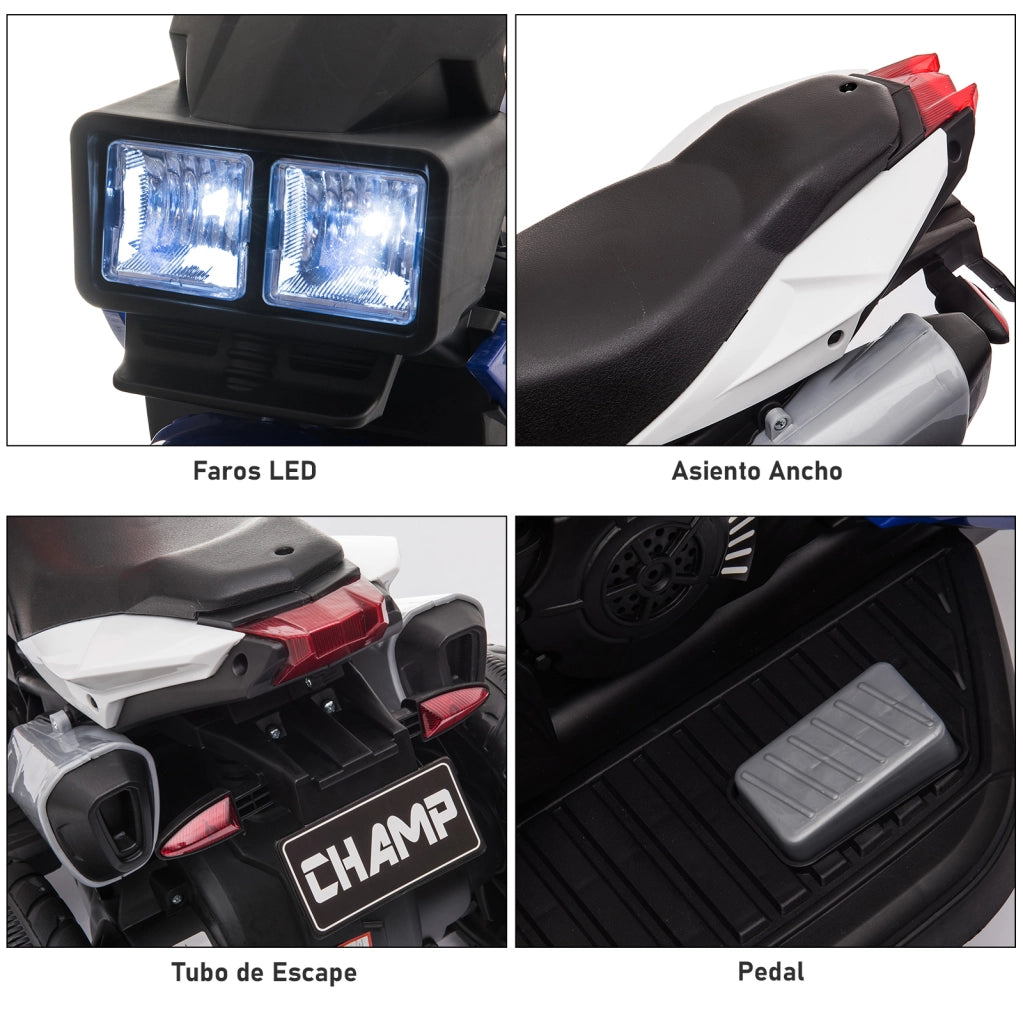 Moto Elettrica Bambini ¨C Minimal ¨C Blu