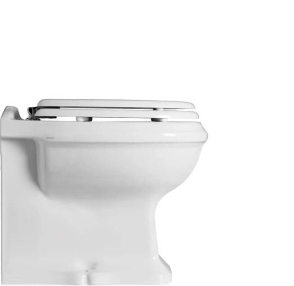 Vaso Wc Bagno Scarico A Pavimento S/Sedile Arcade Stile Retro Ar801 - Simas