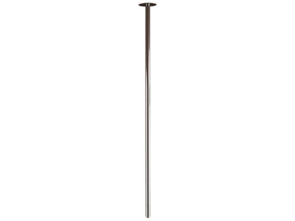 Bocca lunga da soffitto in ottone cromato