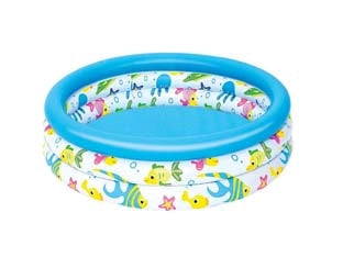 PISCINA GONFIABILE KIDS POOL 3 ANELLI  +2 ANNI  cm.102x25 peso Kg.0,650 (art.51008)    BESTWAY