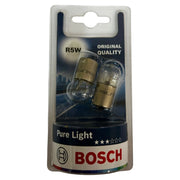 LAMPADINA PER AUTO E MOTO R5W PURE LIGHT