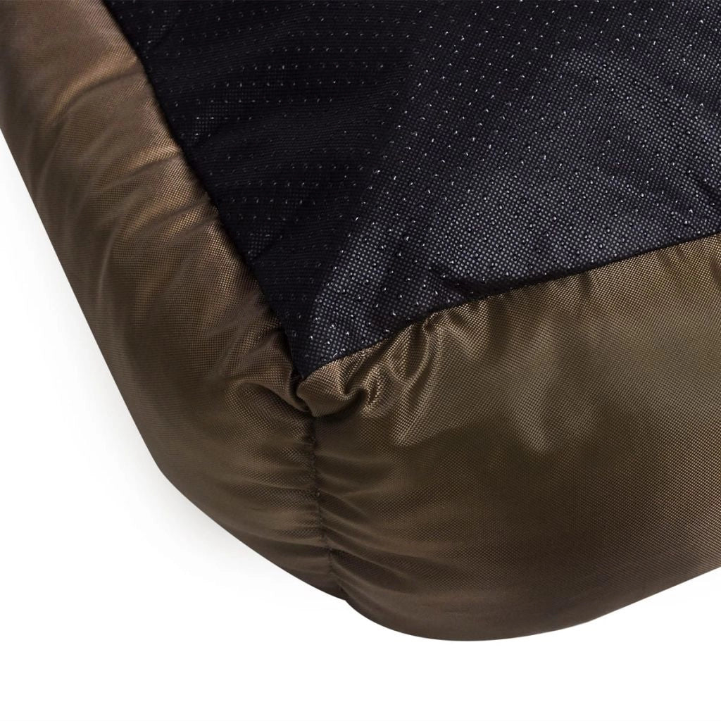 Cuccia calda per cani con cuscino imbottito 65 cm marrone e beige 02_0001549