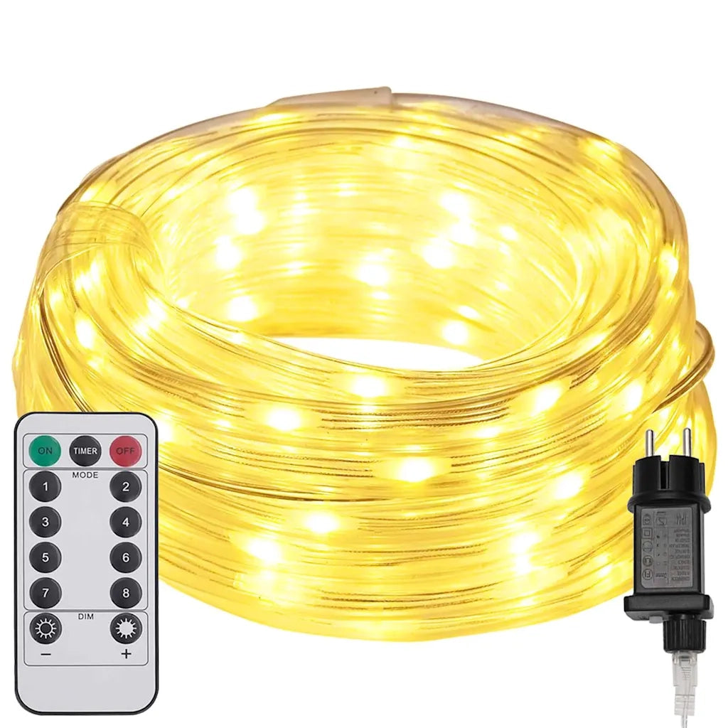 Luce a corda con 240 LED Bianco caldo 10 m PVC CFW8202173