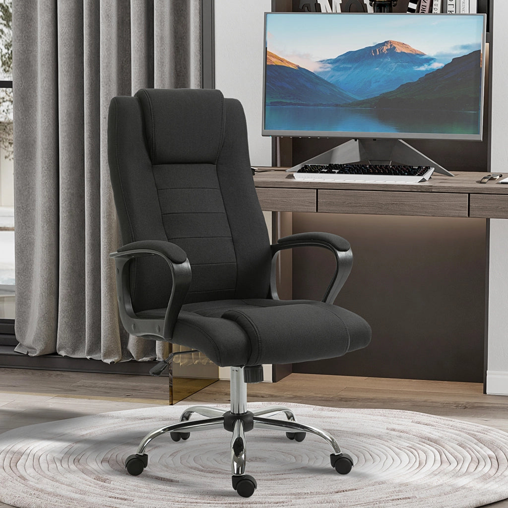 Sedia da ufficio ergonomica girevole ¨C Minimal ¨C nera
