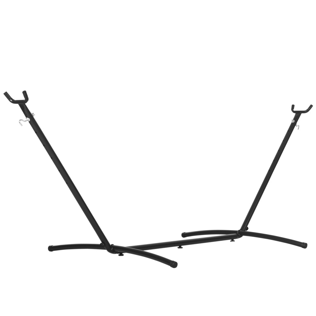 Supporto Struttura Portante Max.120Kg per Amaca Regolabile 280x120x110cm Nero