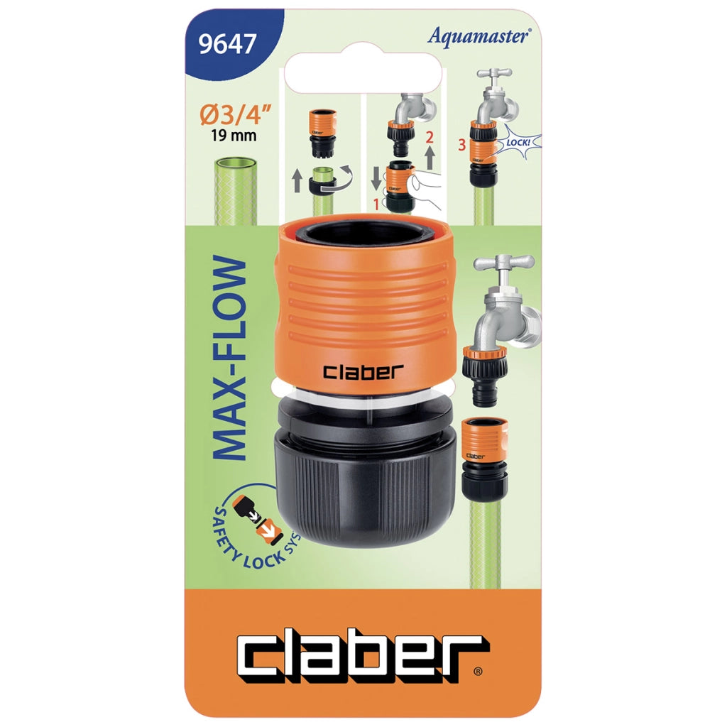 RACCORDO RAPIDO 3/4 MAX-FLOW  9647- 1,0 pz