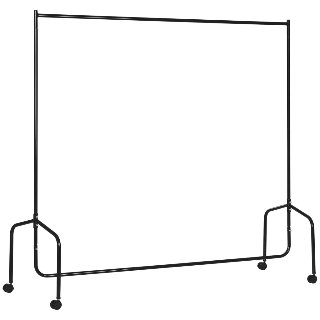 Armadio con appendiabiti scorrevole ¨C Minimal ¨C nero 180x60x170 cm