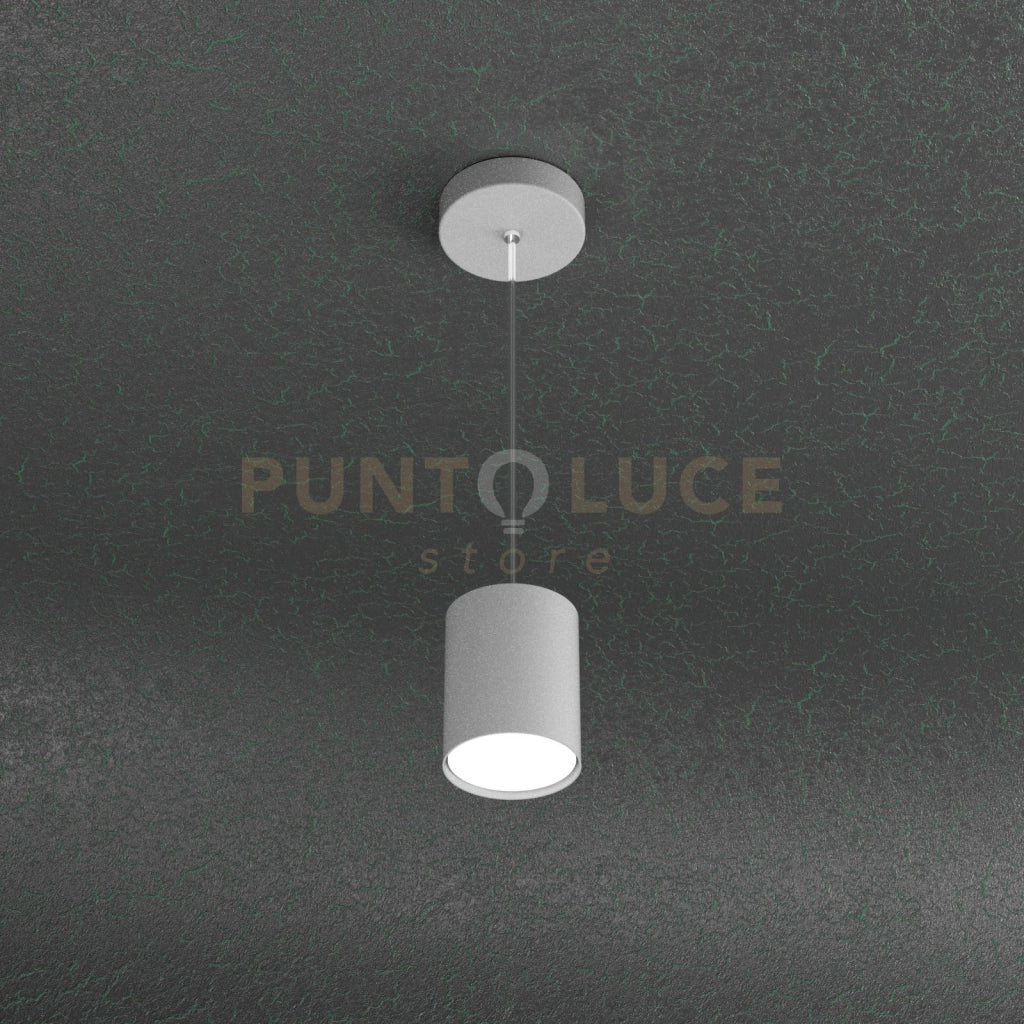 CLOUD SOSPENSIONE TUBO H.10 1 LUCE GRIGIO 1128-S10-GR