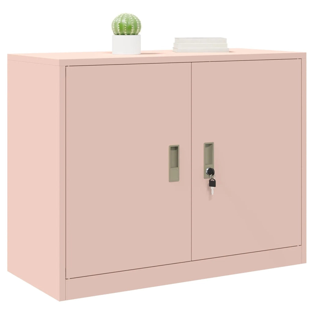 Armadio Rosa 90 x 40 x 70 cm Acciaio