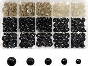 Set di sicurezza - 150 pezzi - 6 mm a 12 mm con anelli di chiusura