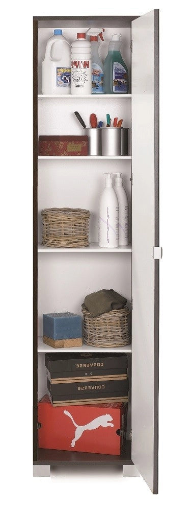 KIT MOBILE COLONNA 4  CON SPECCHIO H190 L43 P29 Cm RIPIANI FINITURA OLMO  SARMOG 744spk