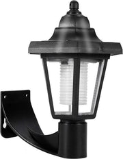 Illuminazione solare per esterni - Lampada da parete con set di supporti per parete.