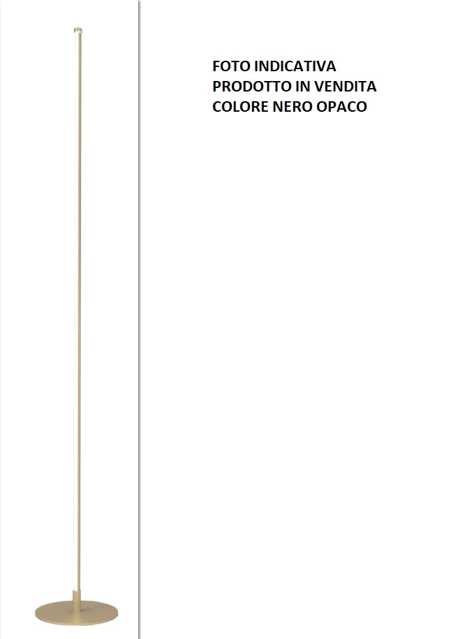 ELIA-PN Lampada da terra nero opaco led integrato 3000k