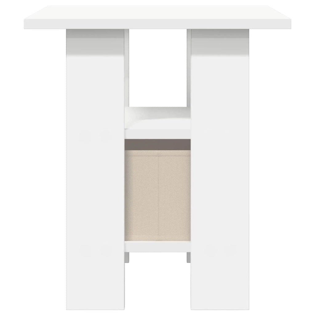 Comodino | Armadio da Notte | Mobiletto da notte con cassetto Bianco 41 x 40 x 45 cm Legno multistrato