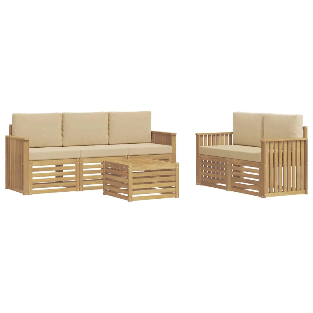 Set divani Legno di Acacia Massello 3391393