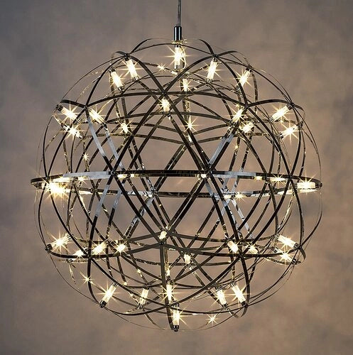 Lampada a sospensione LED cromata 12W 3000K Eudora Rabalux
