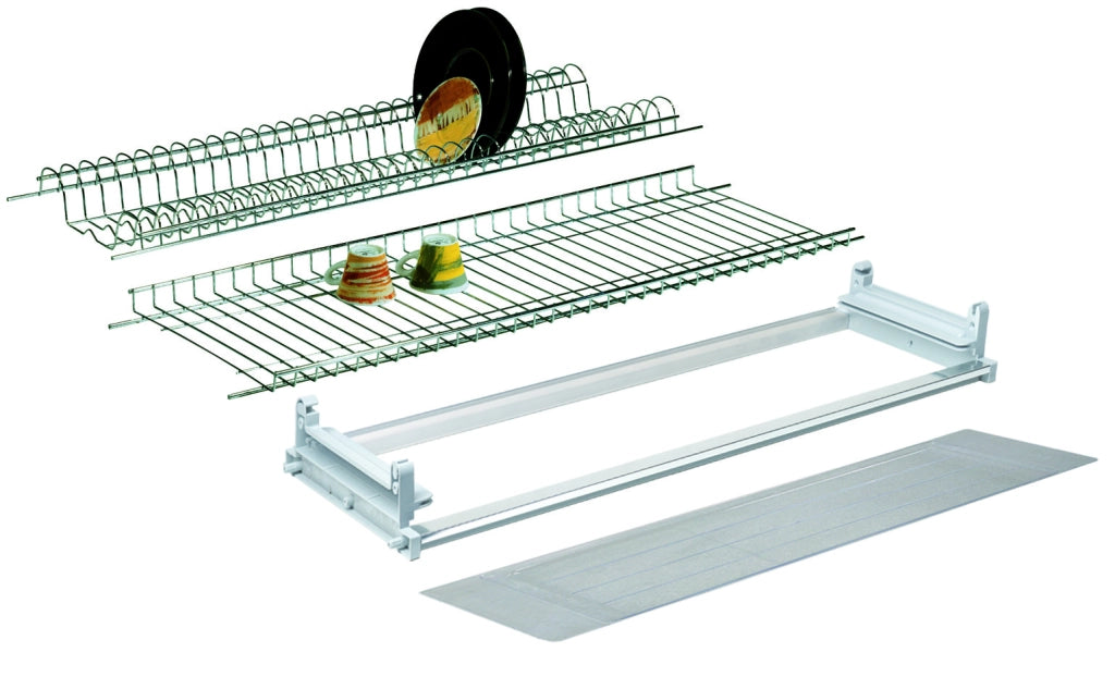 SCOLAPIATTI IN ALLUMINIO IN KIT 86 cm
