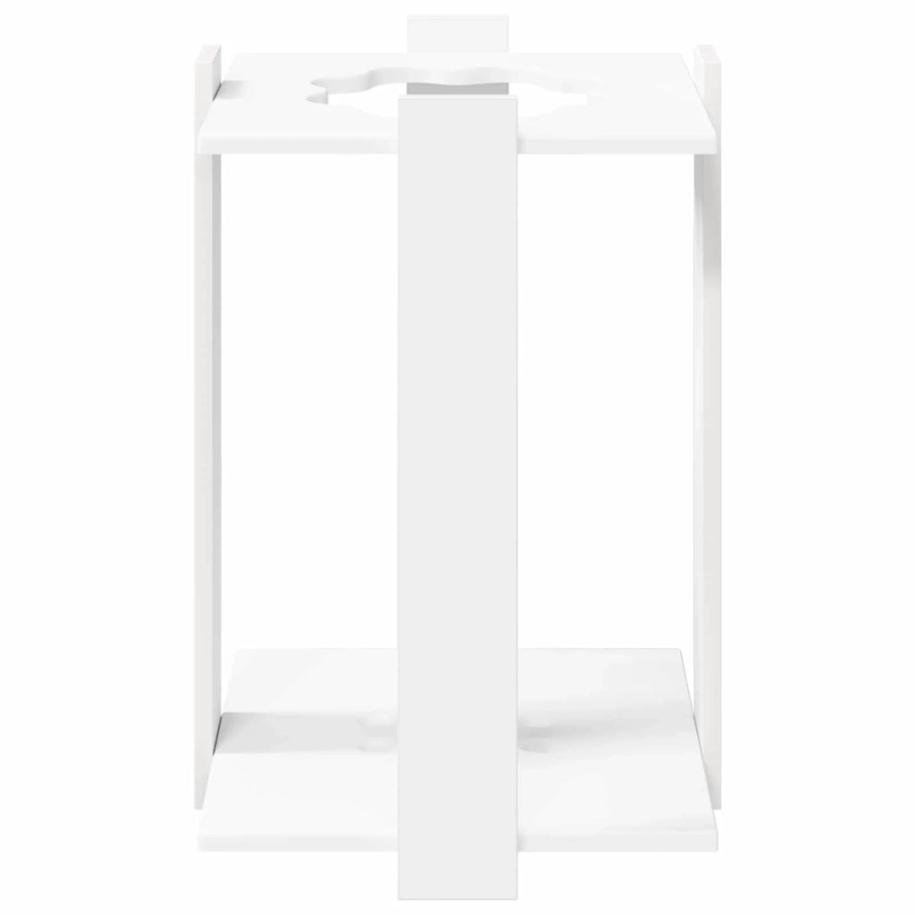 Supporto per stecche da biliardo Legno ingegnerizzato Bianco 3429725