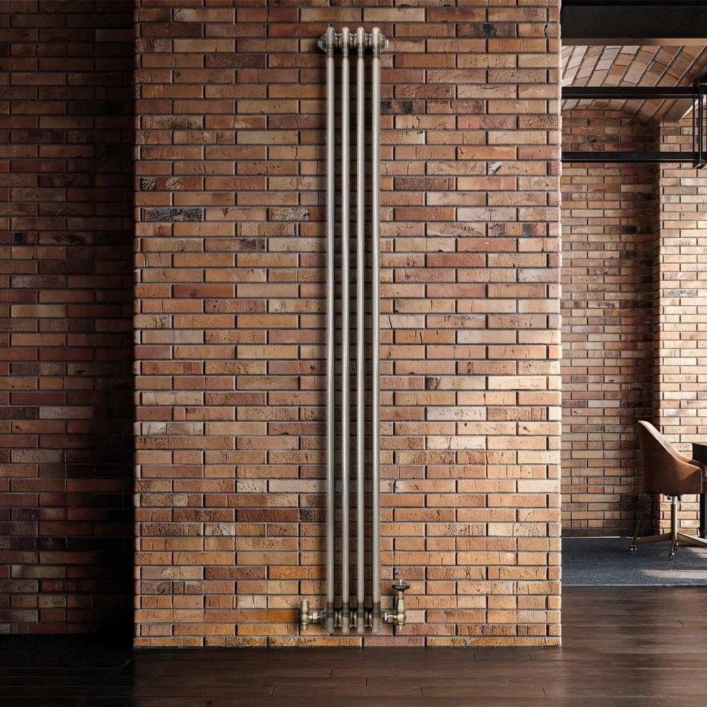 Radiatore 3 Colonne Verticale Metallo Grezzo 1800x200 mm
