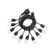 Sospensione Moderna Fiesta Materie Plastiche Nero 10 Luci E27