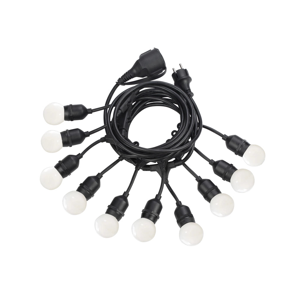 Sospensione Moderna Fiesta Materie Plastiche Nero 10 Luci E27