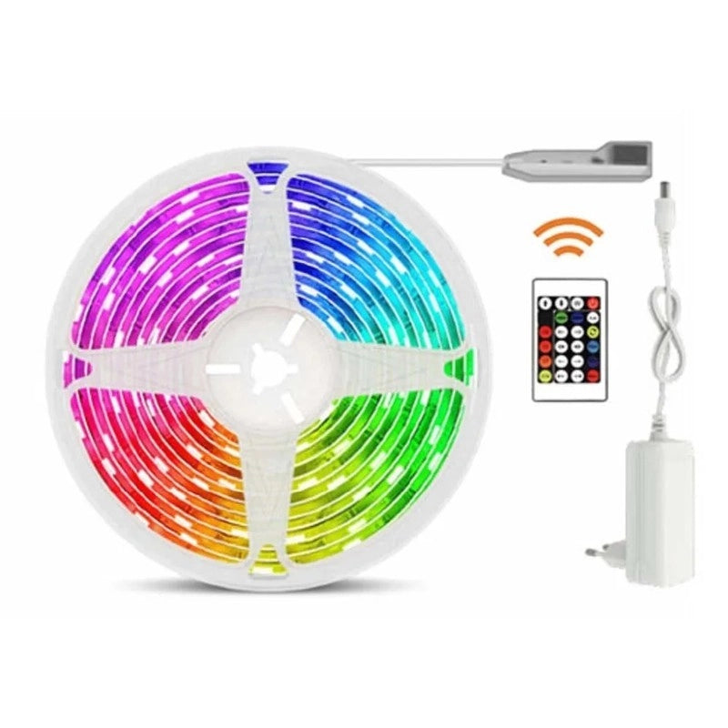 Striscia led RGB music 3 metri 12w 90 led