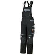Beta 78230001 Salopette da Lavoro Canvas T-C 280 g-m² Rinforzi Cordura Inserti Riflettenti 3M Taglia S colore Nero Grigio