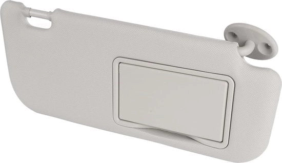 Auto zonneklep con specchietto per il viso per lato guida sinistro - grigio - compatibile con Levin 14-19.