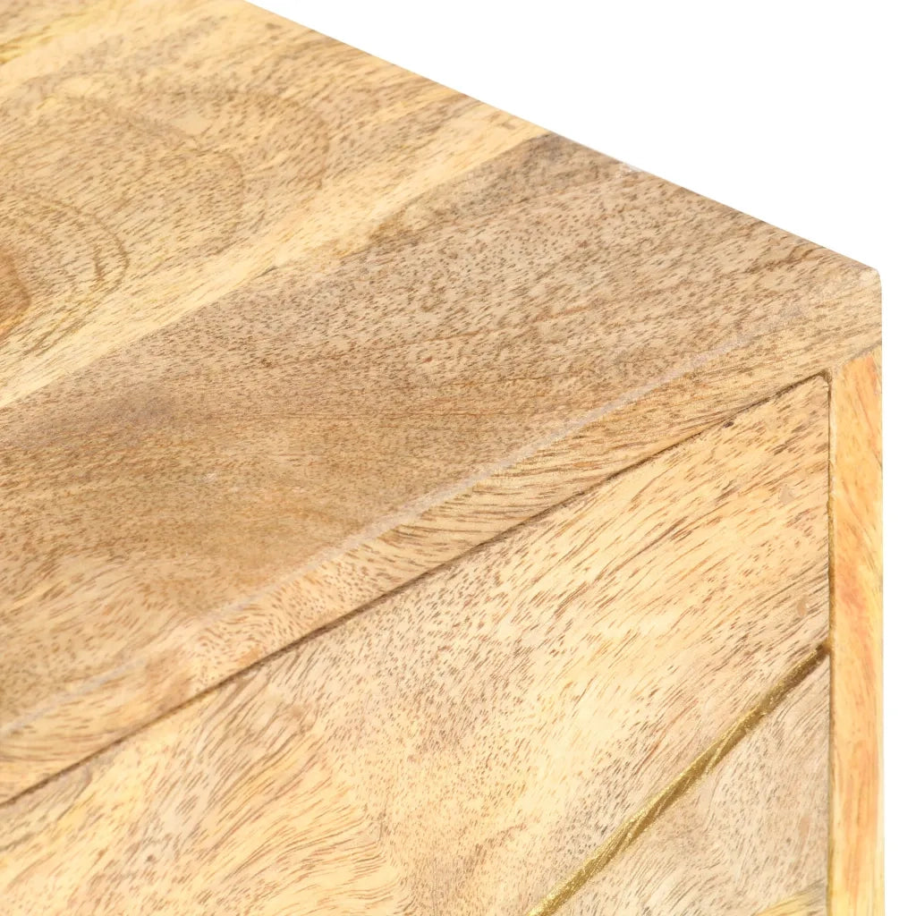 Comodino 40x30x50 cm in Legno Massello di Mango 285876