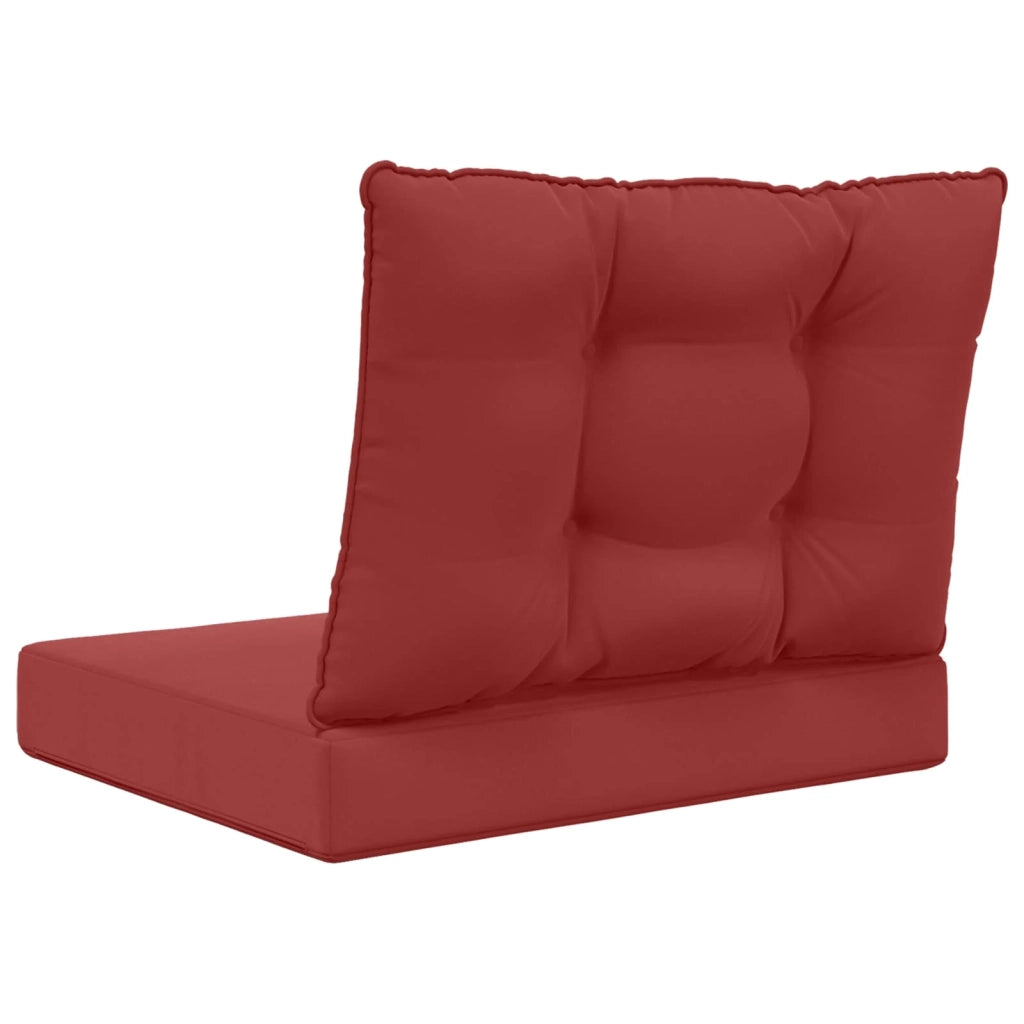 Cuscino per divano da esterno 2 pcs Rosso vino Poliestere