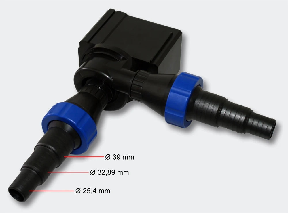 Pompa per acqua da laghetto filtro filtrazione a ruscello acquario ecologico laghetto piccolo eco 5000l/h 30 Watt 4216064