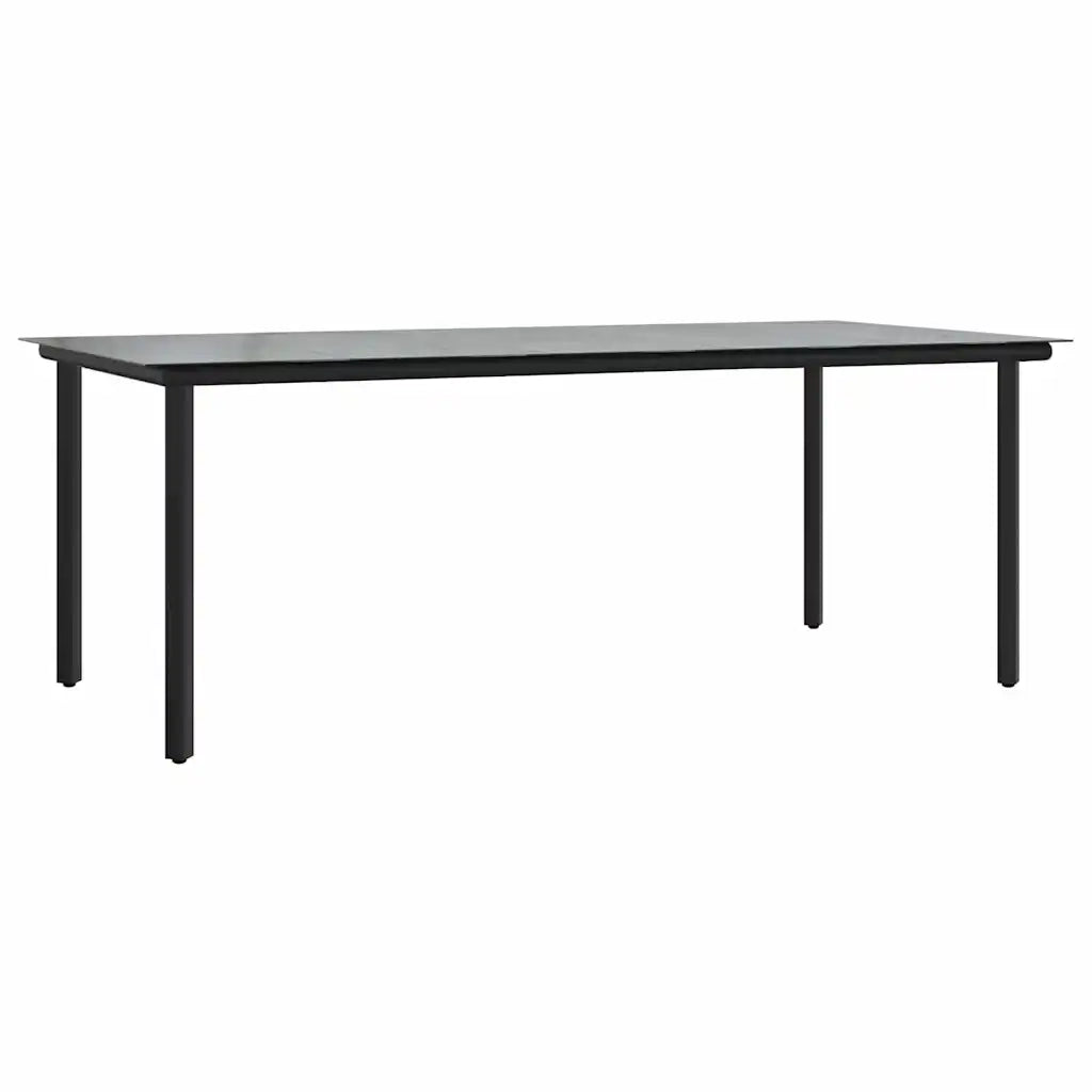Set da Pranzo per Giardino 7 pcs Grigio chiaro polyrattan 3261717