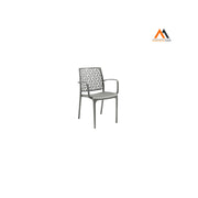 SEDIA IN POLIPROPILENE 'NINFA ARMCHAIR' grafite