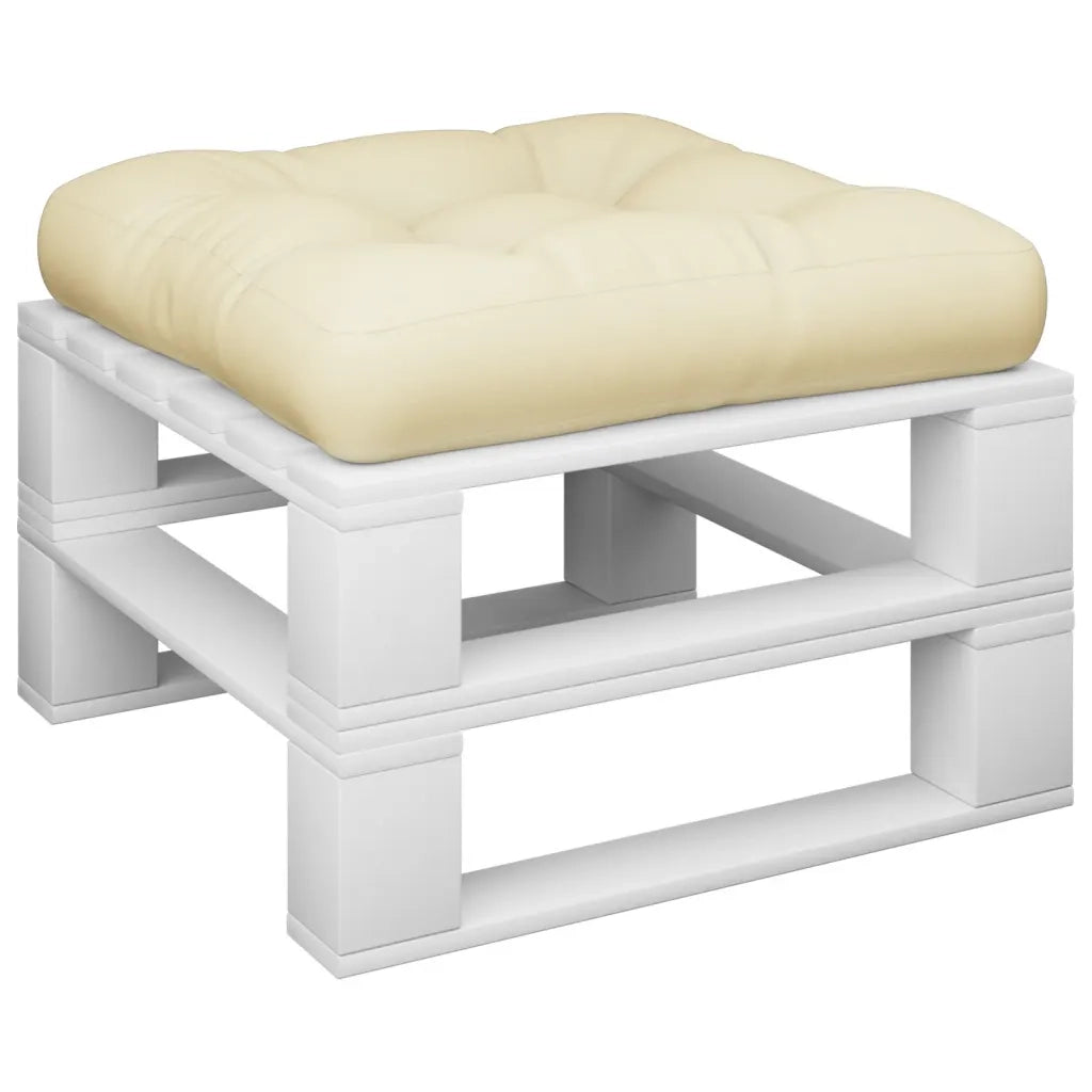 Cuscino per Pallet Crema 58x58x10 cm in Tessuto 360902