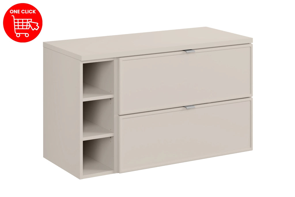 Set mobili bagno 100 cm con piano Bella Cashmere 100 cm